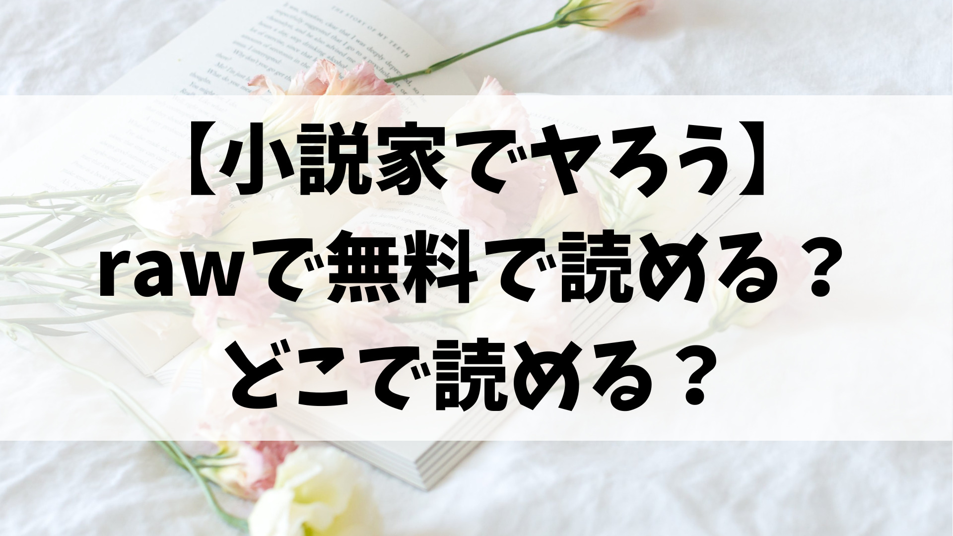 小説家でヤろう無料raw/hitomiで読めない漫画が読めるサイトはどこ？